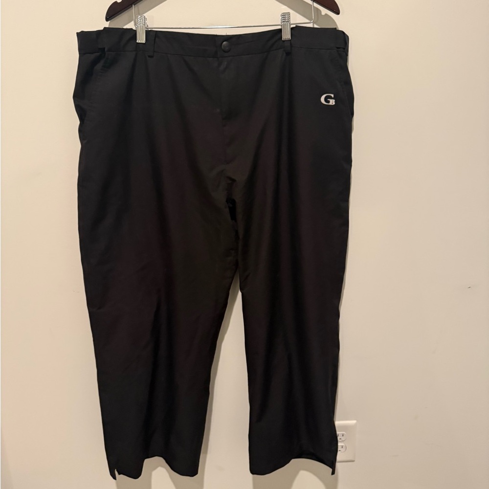 Galway Bay Men's Black Lined All Weather Golf Pants